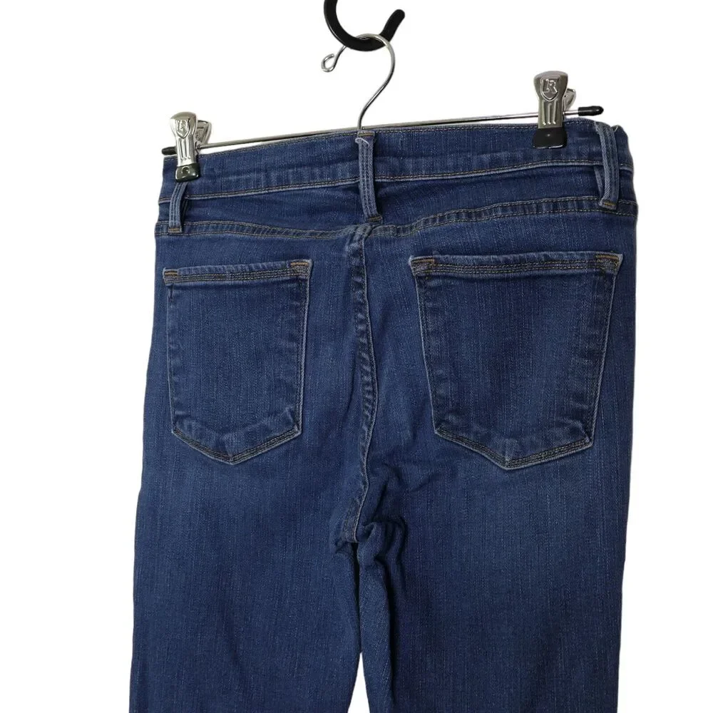 FRAME Denim Le High Skinny Jeans Womens Sz 26 Blue Medium Wash Denim Made in USA